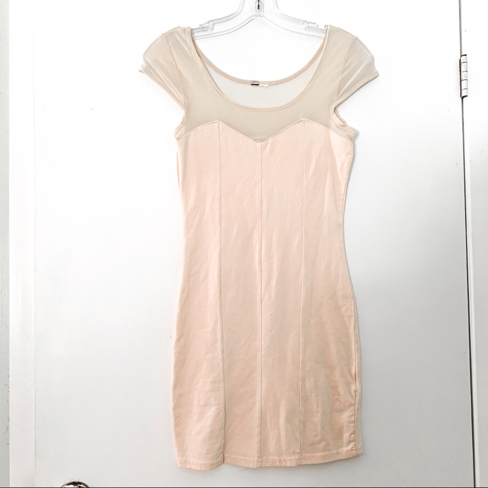 Tight Light Pink Summer Dress